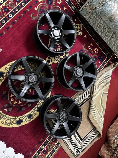 Imported Brand new 15 inch rims multi nut