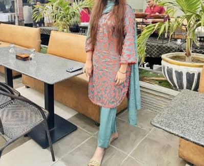 Georgette 3 piece suit
