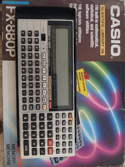 CASIO FX880P PROGRAMEABLE CALCULATOR