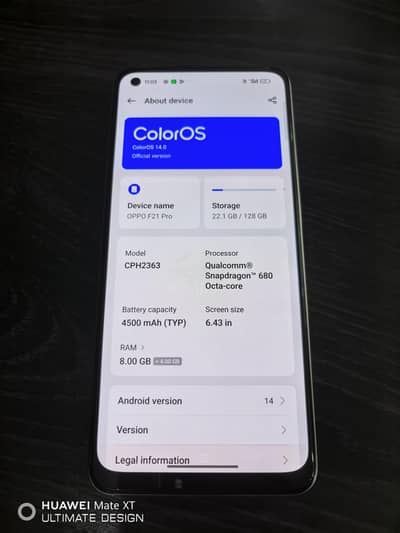 OPPO F21 Pro PTA APPROVED