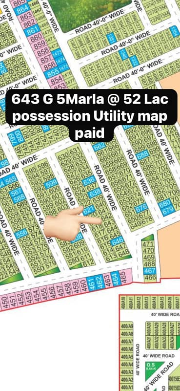 5 Marla Hot Location Low Price Plot For Sale In Bahria Orchard Lahore