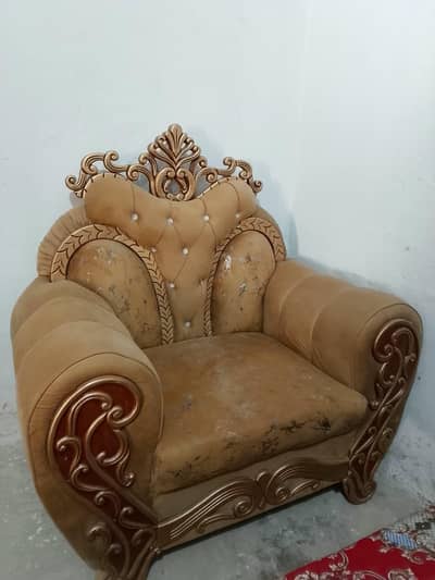 new sofa 3 cheter bilkul new 1 month use urgent sale
