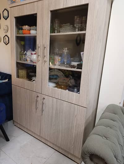 Elegant Wooden Showcase for Sale | Excellent Condition