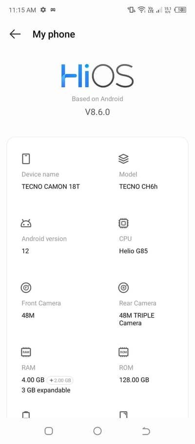 Tecno CAMON 18T