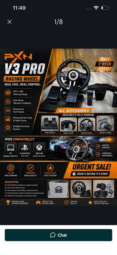 Steering wheel urgent sale