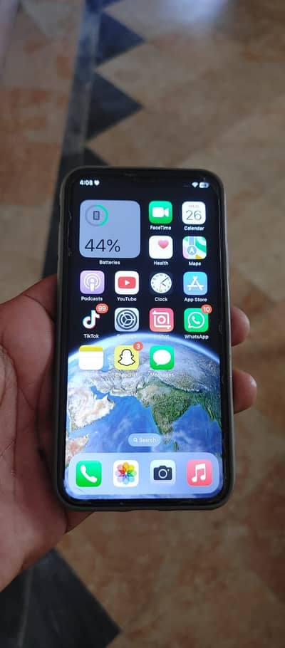Iphone X 64GB NON PTA bettry change 100 health no any other fault