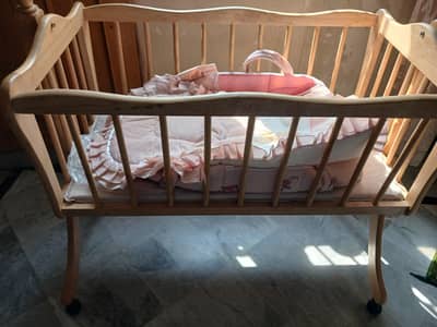 Wooden Baby Cot
