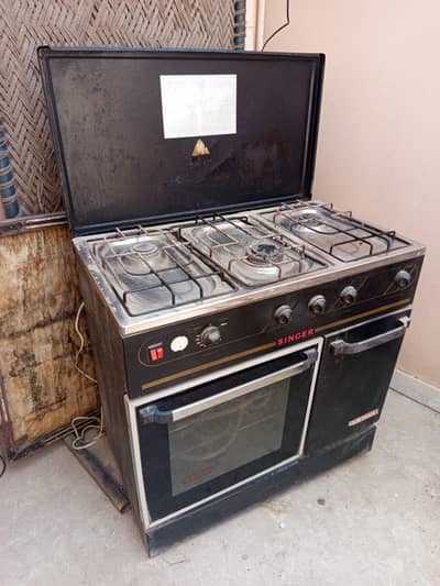 Singer Cooking Range 4 Burner Used For Sale