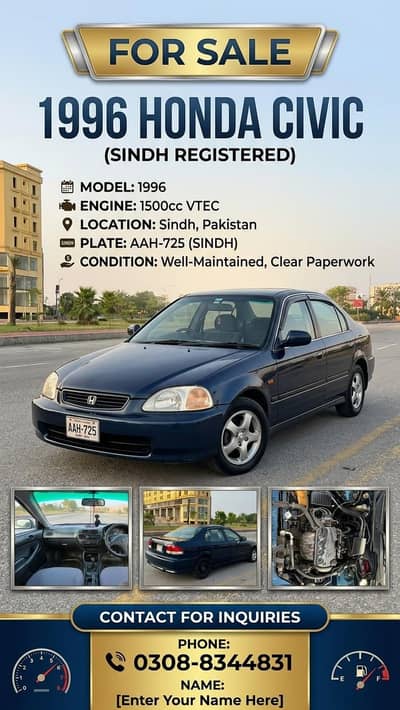 Honda Civic EXi 1996