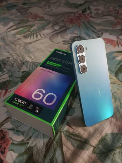 Infinix Hot 60 Pro 8GB 128GB PTA Approved | AMOLED 144Hz | 50MP | 45W