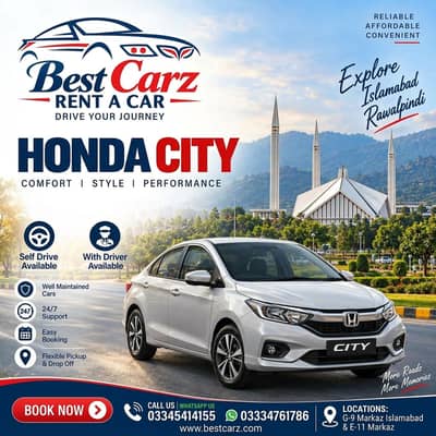 Self Drive Rent A Car, islamabad / alto , brv civic,Honda,zx,