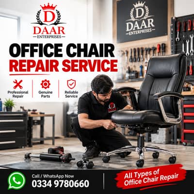 Revolving Chair /Office chair Repairing/ Gaming Chair Repair services