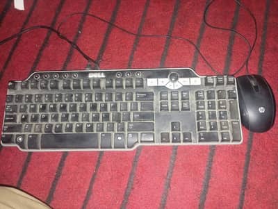 Dell Multimedia Keyboard + HP Keyboard + HP Mouse (Used Combo Deal)