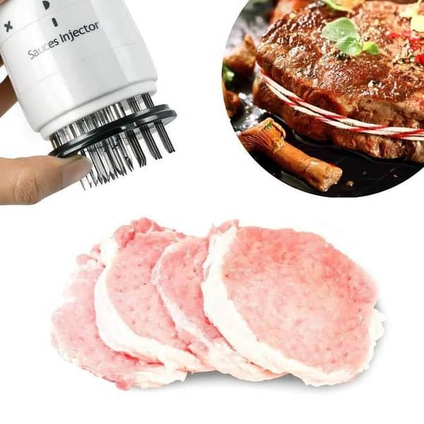 T  Multifunctional Meat Tenderizer Marinade Injector Sauces Injector Ultra Sharp Needle Steak