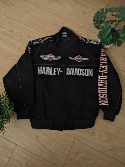 Harley-Davidson Black Embroidered Jacket