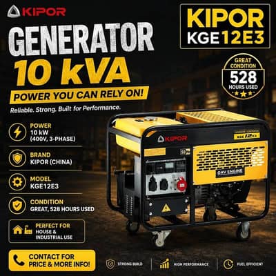 10KW Generator for Sale | High-Power Backup Power