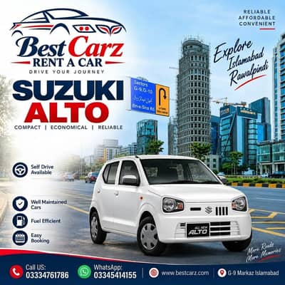 Self Drive Rent A Car, islamabad / alto , brv civic,Honda,zx,