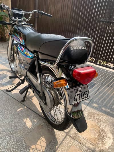 HONDA CD 70 2024 MODEL PINDI NUMBER