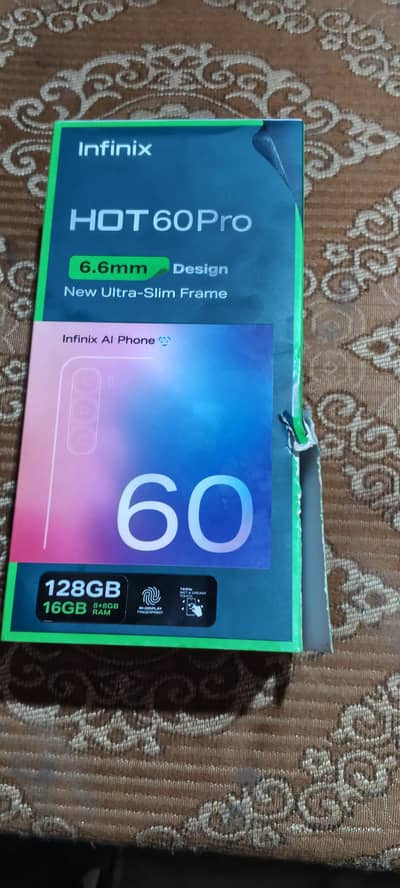 Infinix Hot 60 Pro condition 10/10 all ok urgent sale