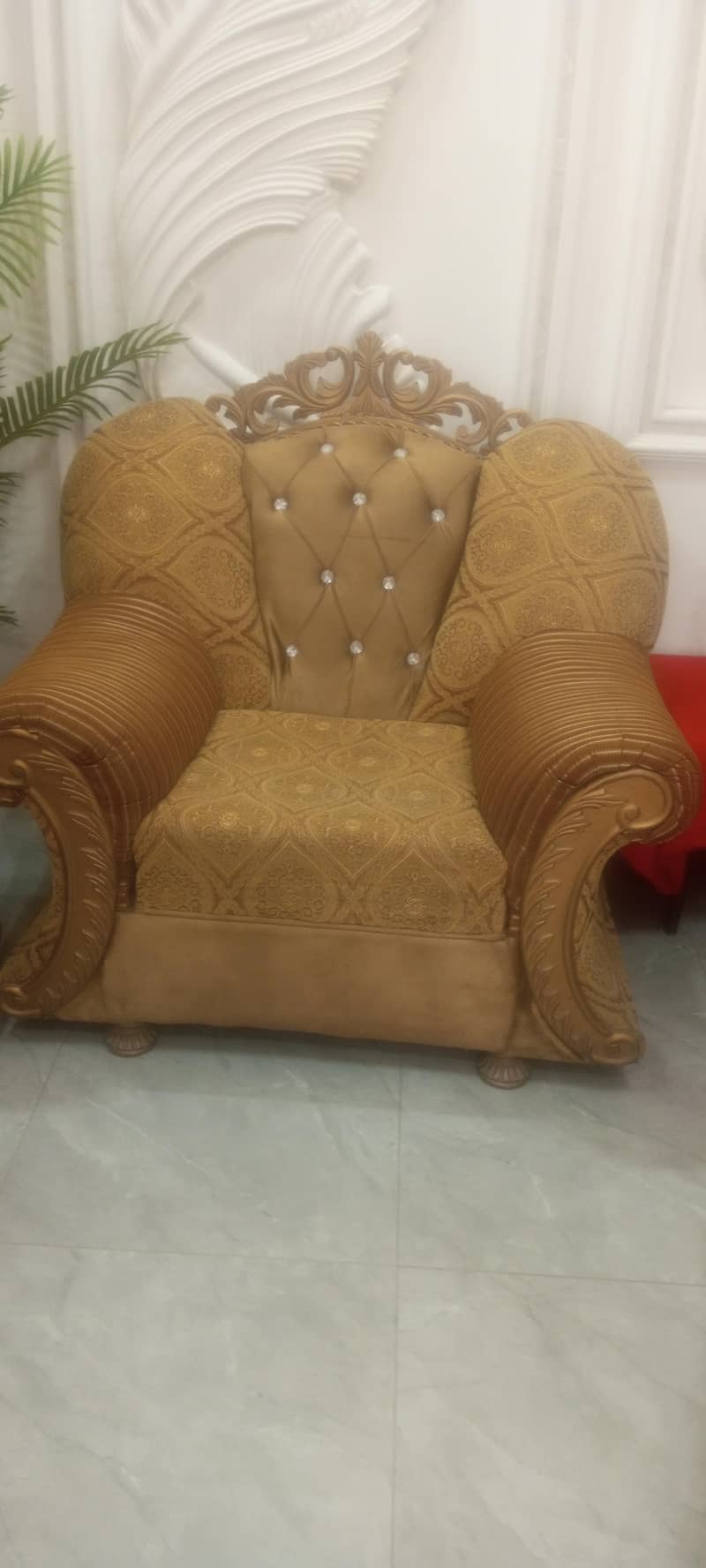 sofa set complete with Sofa covers 3