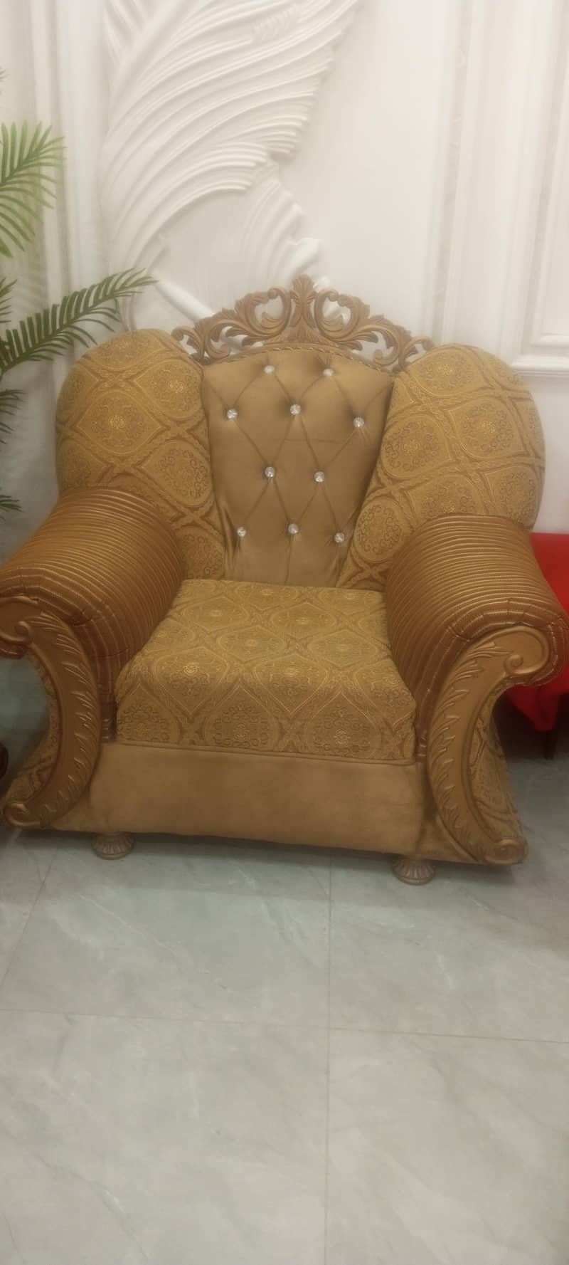 sofa set complete with Sofa covers 4