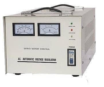 VOLTAGE STABILIZER 1PHASE 5KVA SERVOMOTOR SVC-5000