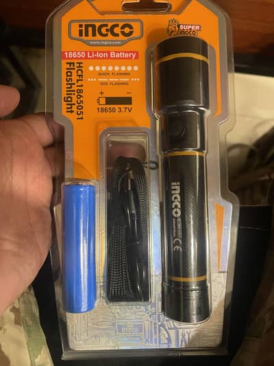Ingco LED Flashlight HCFL1865051