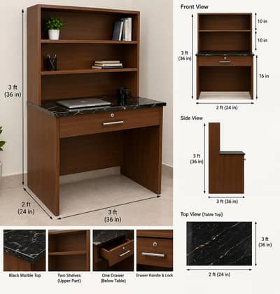 Office table 2x3 size