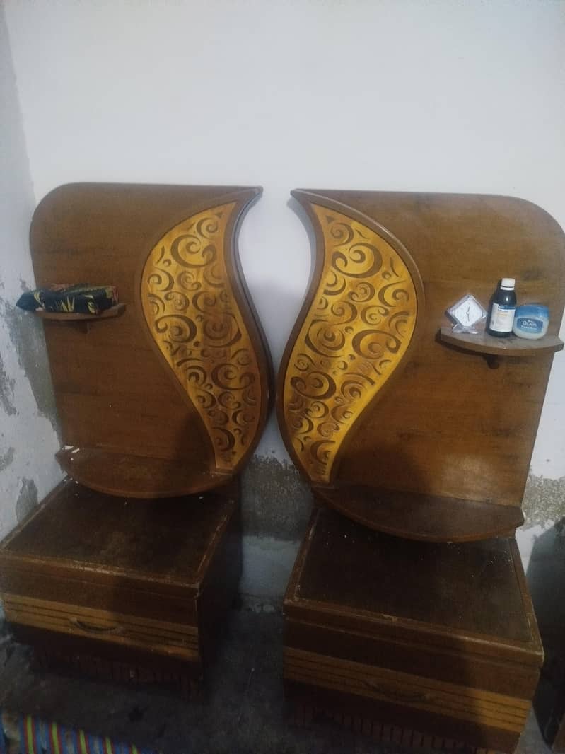 bed and side table 2