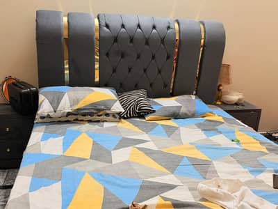 Almost new bed set & dressing table in very reasonable price