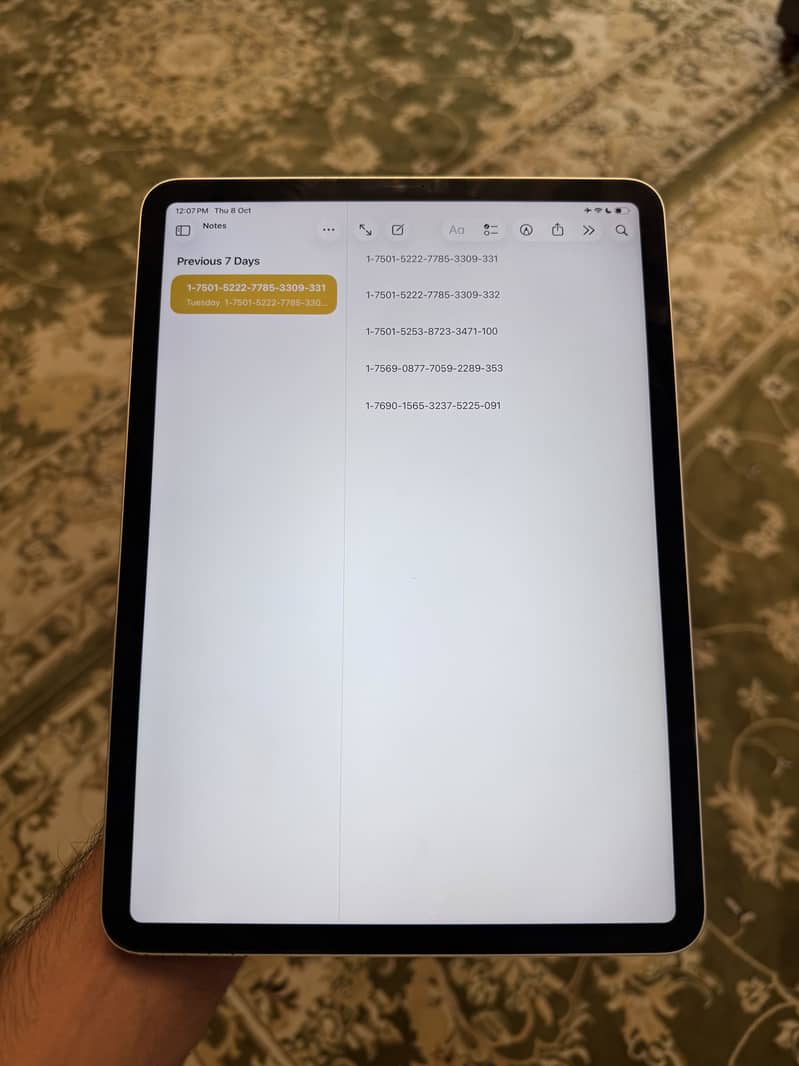 Ipad pro M2 5