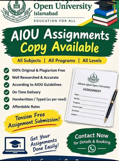 Assignment Typing & Handwriting Services | Word, PDF, PPT