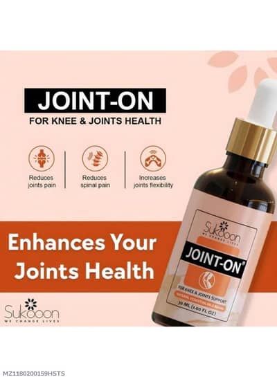 sukoon joint on oil