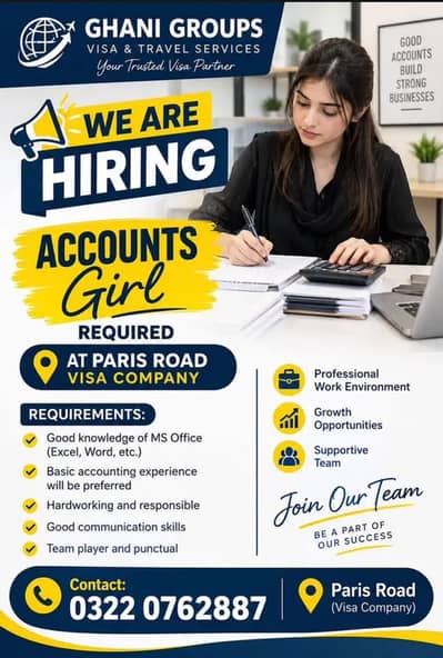 accountant job for female only