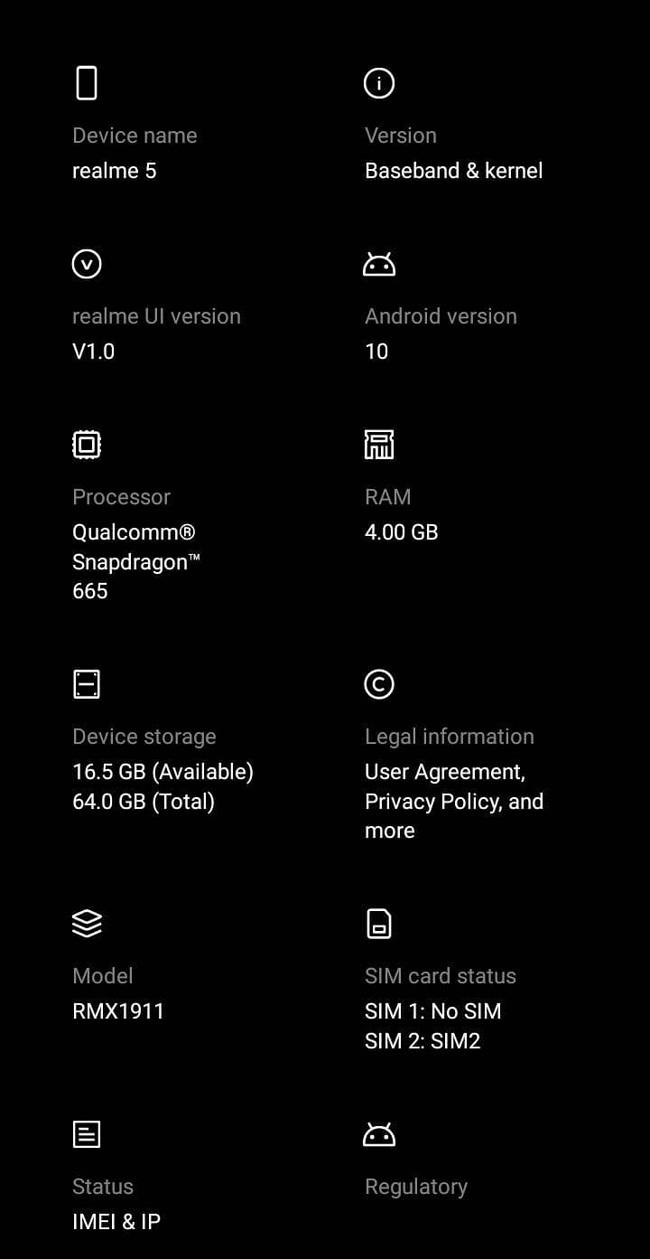 Realme 5i 1