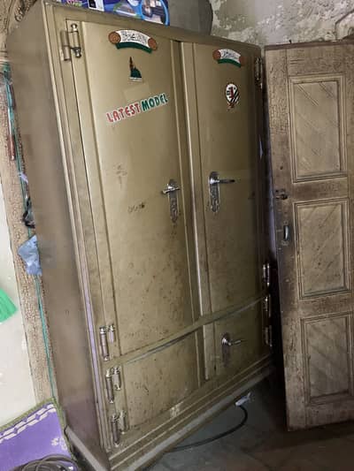 Steel safe for clothes etc