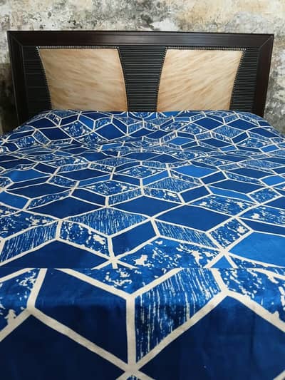 Wooden Bed With Matress