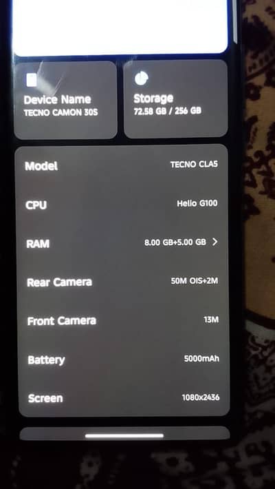 Tecno CAMON 30S