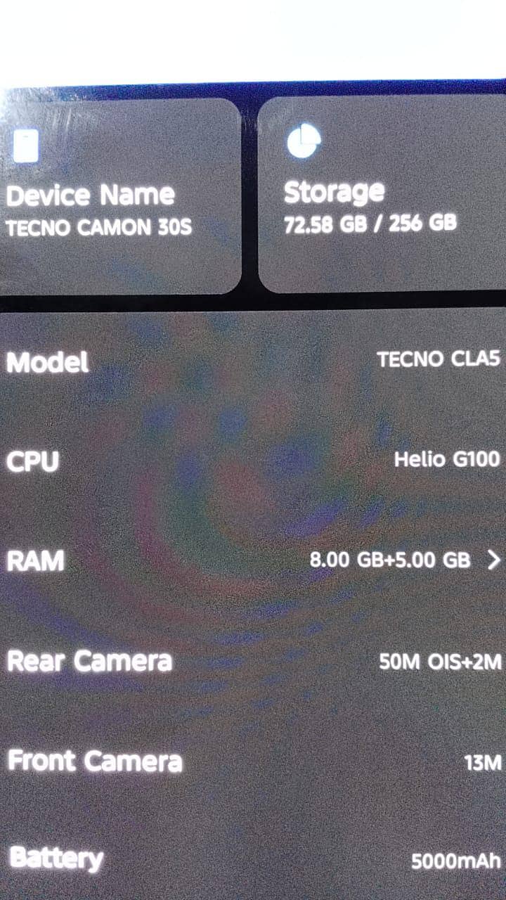 Tecno CAMON 30S 1
