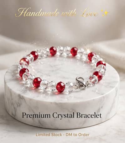 Premium Quality Crystal Bracelet | Handmade with Love