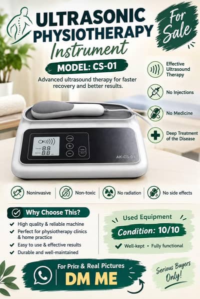 ultrasonic physiotherapy Model :CS-01