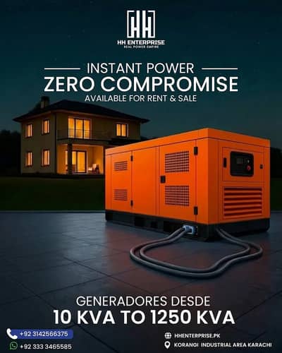 Generator for Rent | Rental Generators | Diesel Generators on Rent