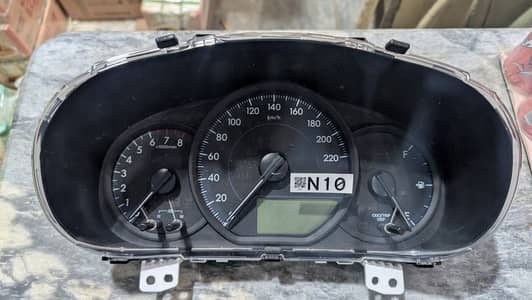 toyota yaris gli original new 2026 speedometer 3400km only