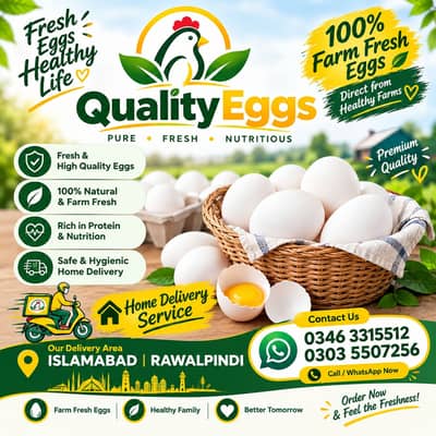 Fresh Eggs Home Delivery Islamabad Rawalpindi | Farm Fresh Eggs
