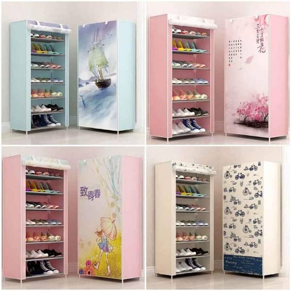 T  7 Layer Shoe Stand Shoe Rack Multipurpose Shelf Shoe Storage Non-woven fabrics large shoe rack organizer