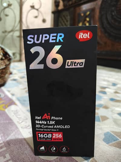 Itel Super 26 Ultra New Condition