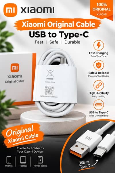 Xiaomi cable original USB to type c