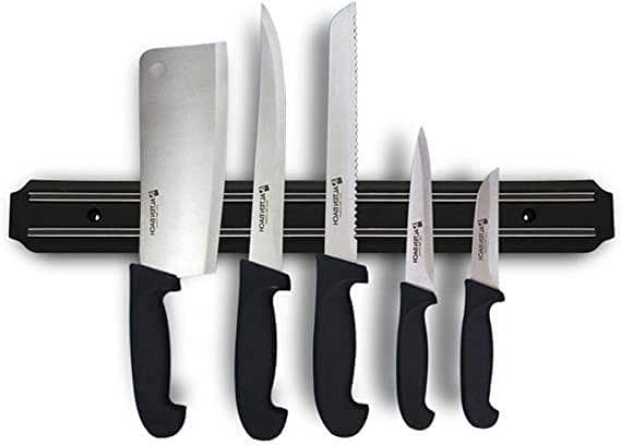 T  38cm Magnetic Knife Holder Rack Storage Strip Kitchen Knives Bar Wall Mounted,38x4.3x2CM