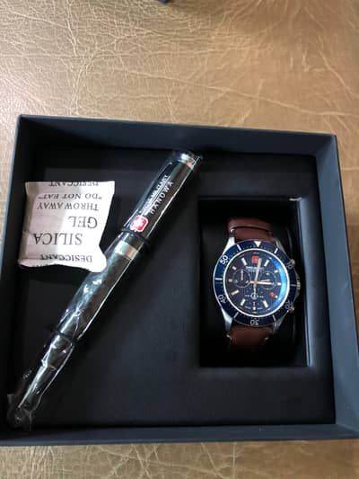 swiss military hanowa SMWGC2100706 Leather brand men watch