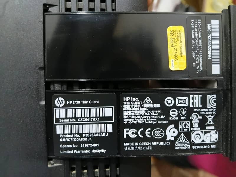Hp thin client t730 3